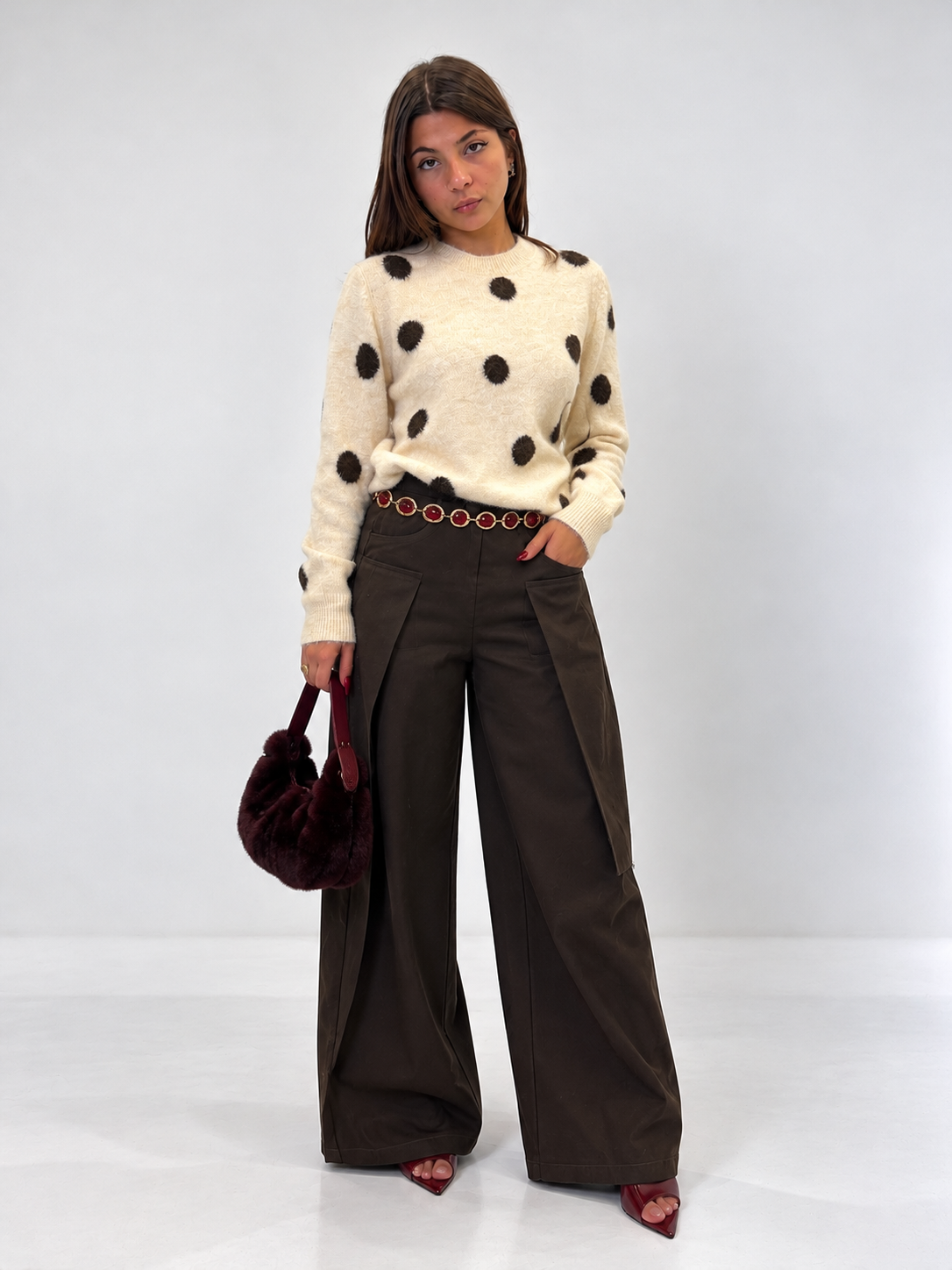 Pantalone Marlowe Marrone