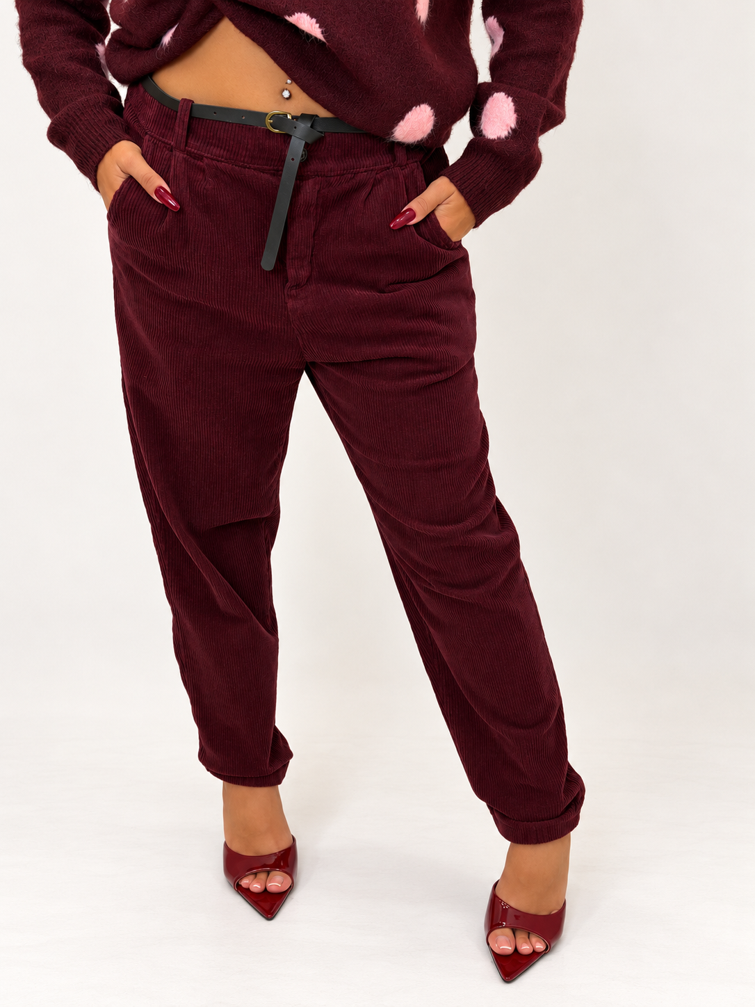 Pantalone Kelly Borgogna