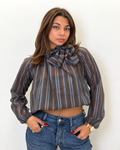 Camicia Line Marrone e Azzurra
