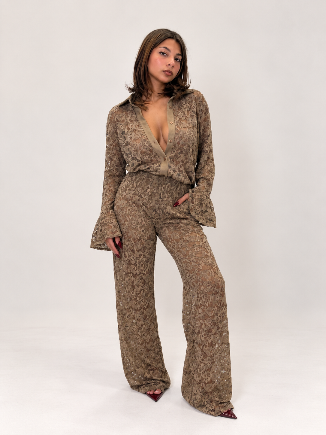 CAMICIA Amèlie Fango