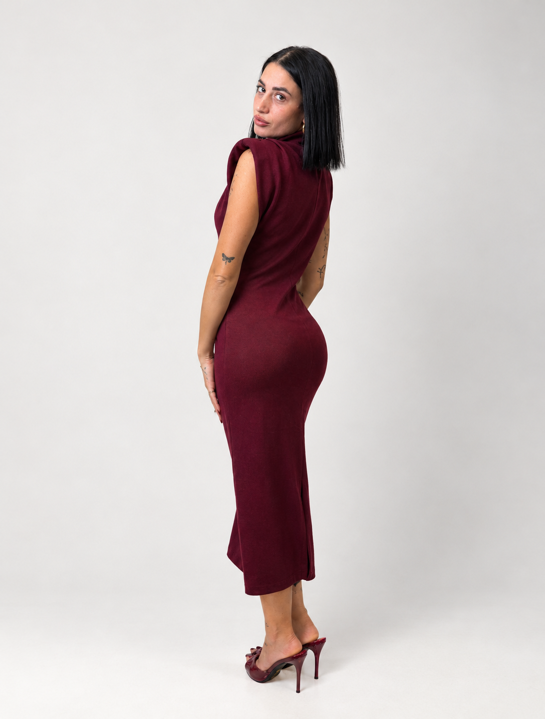 Abito Nerissa Bordeaux
