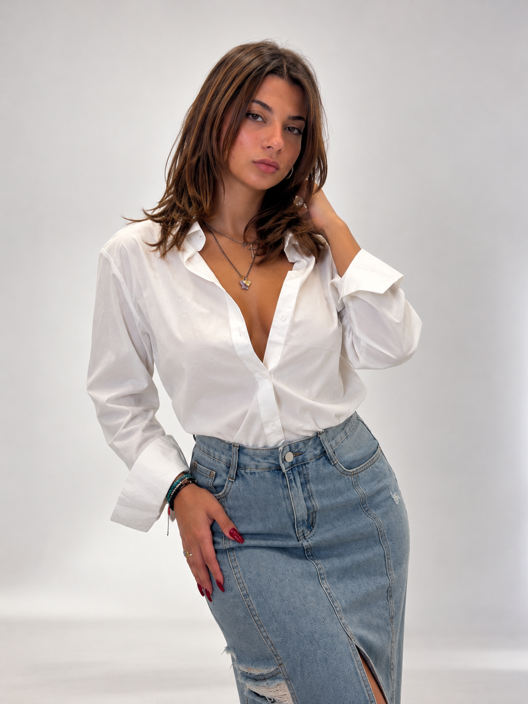 Camicia Vivienne Bianca