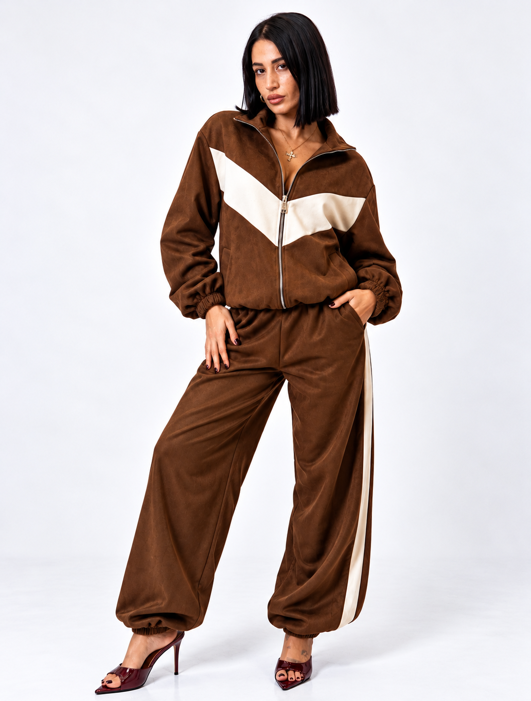 Coordinato Tuta Chic Cammello