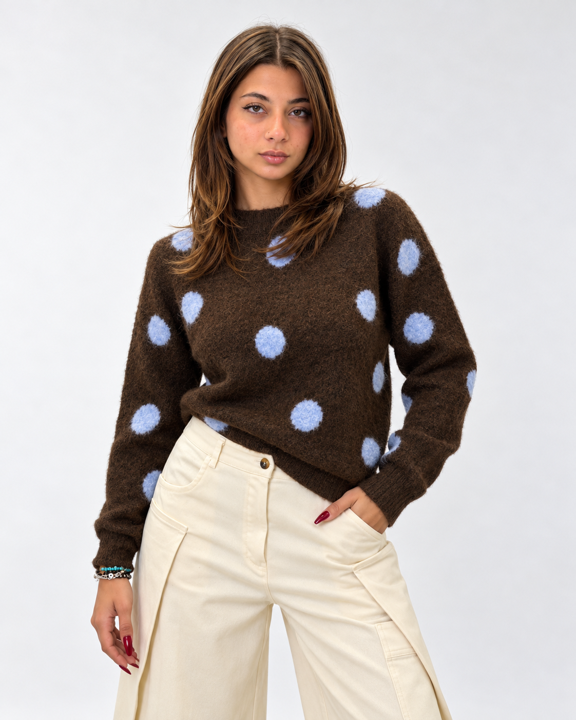 Maglione Bonnie Marrone